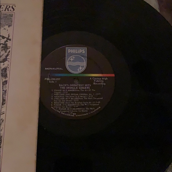 Bach’s Greatest Hits Mono Vinyl - Picture 3 of 3